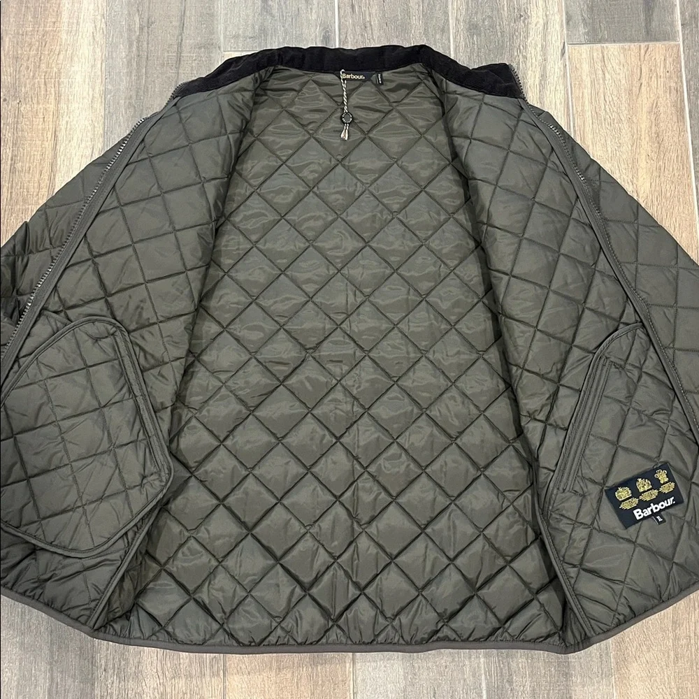 NEW! Barbour Kensington Quilted Nylon Jacket Size XL